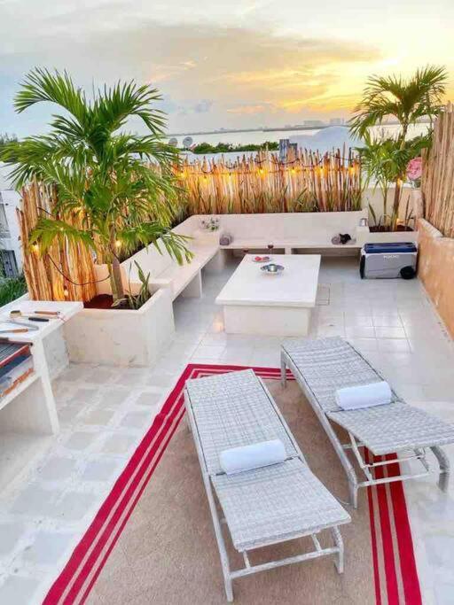Rooftop Penthouse 3 Bedrooms, Sleeps 8! Cancún Esterno foto